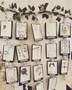 Child's Art Wall - Childcare Consultant in Sydney